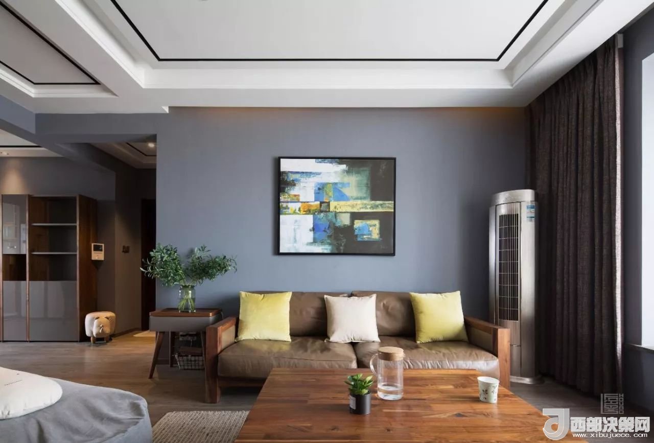 沙發(fā)背景墻選對(duì)裝飾畫，才能美了整個(gè)客廳空間！