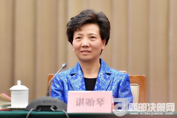 全國人大代表、貴州省委副書記、省長諶貽琴發(fā)言