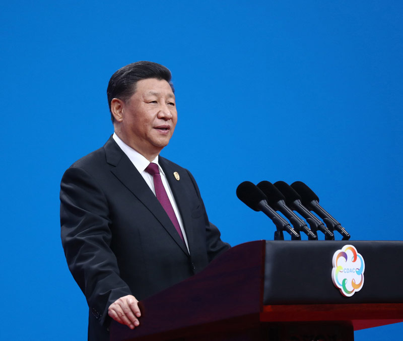2019年5月15日，國家主席習(xí)近平在北京國家會(huì)議中心出席亞洲文明對(duì)話大會(huì)開幕式，并發(fā)表題為《深化文明交流互鑒 共建亞洲命運(yùn)共同體》的主旨演講。